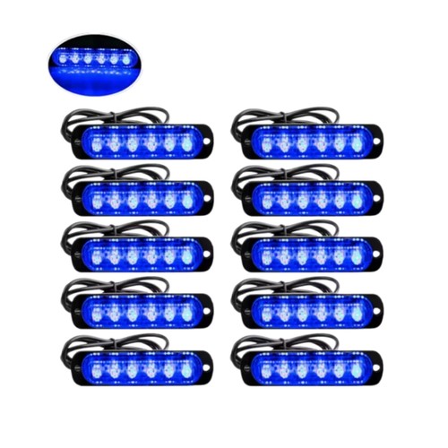 10stk 6led auto frontblitzer - 10stk,