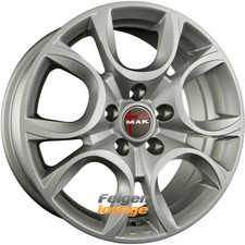 4 Alufelgen MAK TORINO Silver