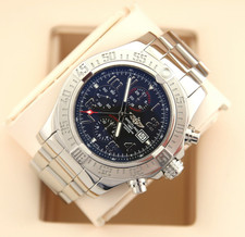 Breitling Super Avenger II 48mm Stahl Automatik Chronograph A13371 Full Set 2015