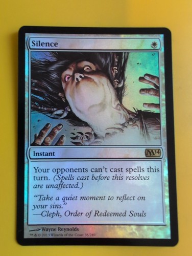 Silence foil instant rare mtg - foil,