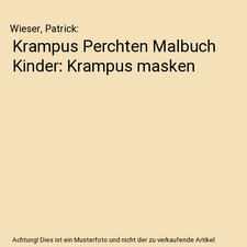 Krampus Perchten Malbuch