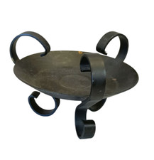 Vintage schwarzer Metall Kerzenständer Deko Kerzenhalter Rustikal Home Decor