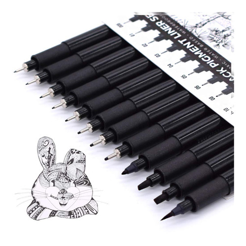Fineliner set stück - 12,
