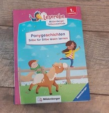 Ravensburger Leserabe Ponygeschichten Silbe für Silbe lesen lernen 1. Lesestufe