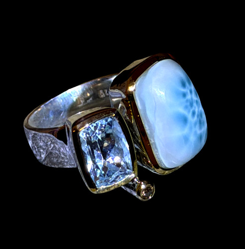 Aquamarin und larimar größe - und,