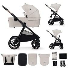 Kinderkraft NEA 2.0 Kinderwagen Buggy Babywagen Kombi-Kinderwagen Soft Beige 