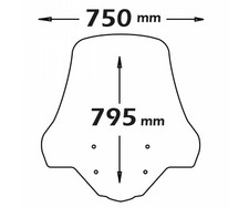 Windschutzscheibe Isotta Hoher