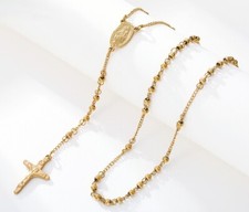 Halskette Rosenkranz Edelstahl