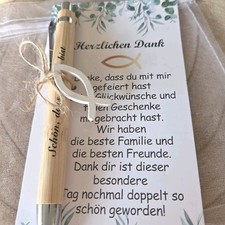 Gastgeschenk Tischdeko Fische