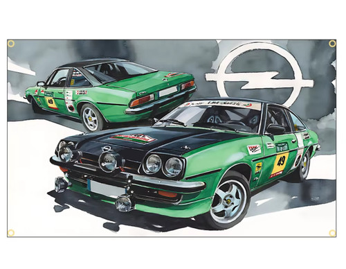 Opel manta racing - racing, banner