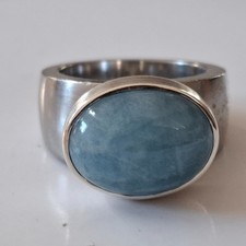 - Traumhaftschönes - ovales hellblaues Aquamarin Köpfchen für Charlotte 21  -