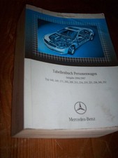 Mercedes Tabellenbuch