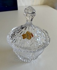 Glasschale Mit Deckel Vintage