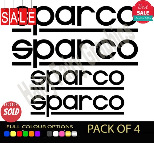 Sparco vinyl aufkleber - sparco,