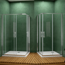 185-195 cm Schwebetür Schiebetür Eckeinstieg Duschabtrennung Duschkabine Dusche