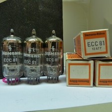 3x 1958th MIG SIEMENS ECC81