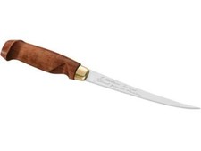 Marttiini Filetiermesser Angelmesser Lachs-Messer 15,5cm, Birkenholz Fischmesser