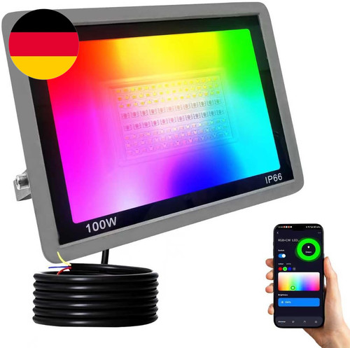 100w rgb led strahler fluter - rgb,
