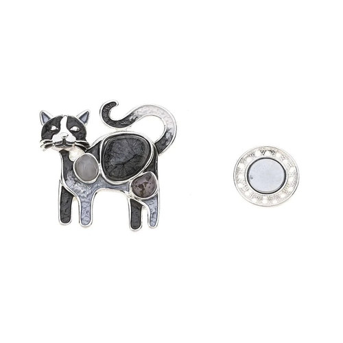 Brosche anstecknadel strass - brosche,