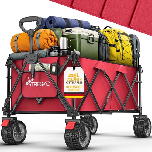 Tresko bollerwagen faltbar - bollerwagen,