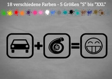 Turbo Aufkleber Auto Lader