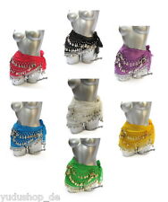  Bauchtanztuch Hüfttuch Münzgürtel Tuch Kostüme Karneval 