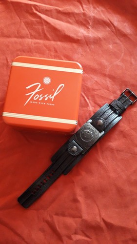 Fossil lederarmband herren - fossil,