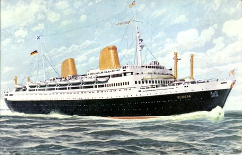 Künstler passagierschiff - künstler, ak