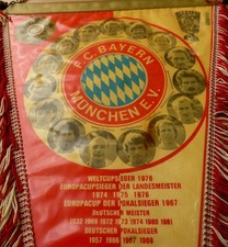 FC Bayern München Wimpel 1981 Fußball Bundesliga