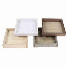 Holztablett quadratisch 16cm
