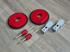 Fischertechnik Computing - 2x Minimotor grau mit Drehkranz