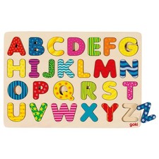 Goki Alphabetpuzzle Holz ABC