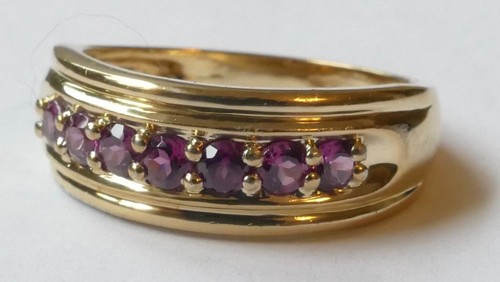 Ring lilafarbene edelsteine - ring,