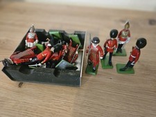 Alte Bleifiguren vintage königlichen Garde Britains Guards spielzeugsoldaten