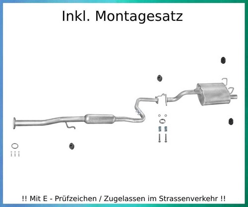 Auspuffanlage für honda civic - auspuffanlage,