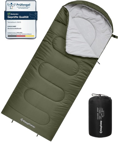 Kingcamp schlafsack flanell - schlafsack,