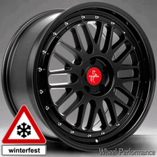 18 Zoll K2 Stufentiefbett Alufelgen 8x18 5x100 ET30 schwarz matt für Audi Seat
