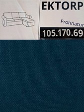 Ikea EKTORP Bezug für 3er Sofa mit Recamiere Tallmyra blau 105.170.69 NEU