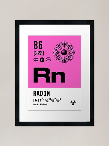 Radon periodensystem - radon,