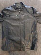Lederjacke Herren Stehkragen M/L