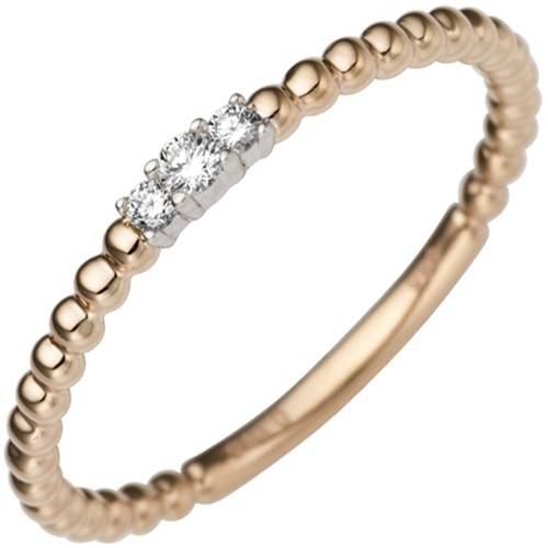 Damenring mit diamant 585 gold - 585,
