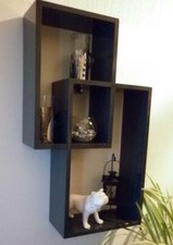 AUSVERKAUF!! 2er Designer REGALWÜRFEL*CUBE*Treppe**Dunkelgrau Hochglanz**B-WARE