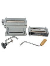 MARCATO Atlas Deluxe Manuelle Nudelmaschine Pasta Maker Silber Teigroller