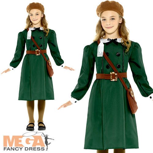 Kriegszeit mädchen kostüm - mädchen,