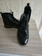Schnürboots*Chelsea Lack*Leder*Graceland*Gr.38*leicht*Top Zustand* 