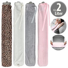 Wärmflasche 2L mit Plüsch