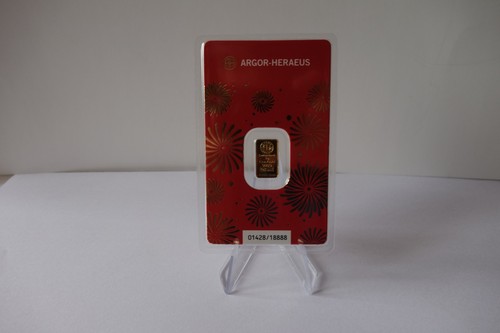 Goldbarren argor heraeus - 1, argor-heraeus