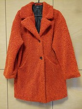 Kuscheliger Plüschmantel Teddymantel Kunstpelz Rost/Orange 46 C&A Outerwear TOP