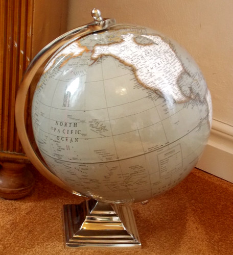 Eleganter vintage globus art - vintage,