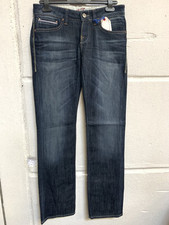 Mavi Damen Jeans Olivia Low-Rise, Straight Leg Navy W27 L33